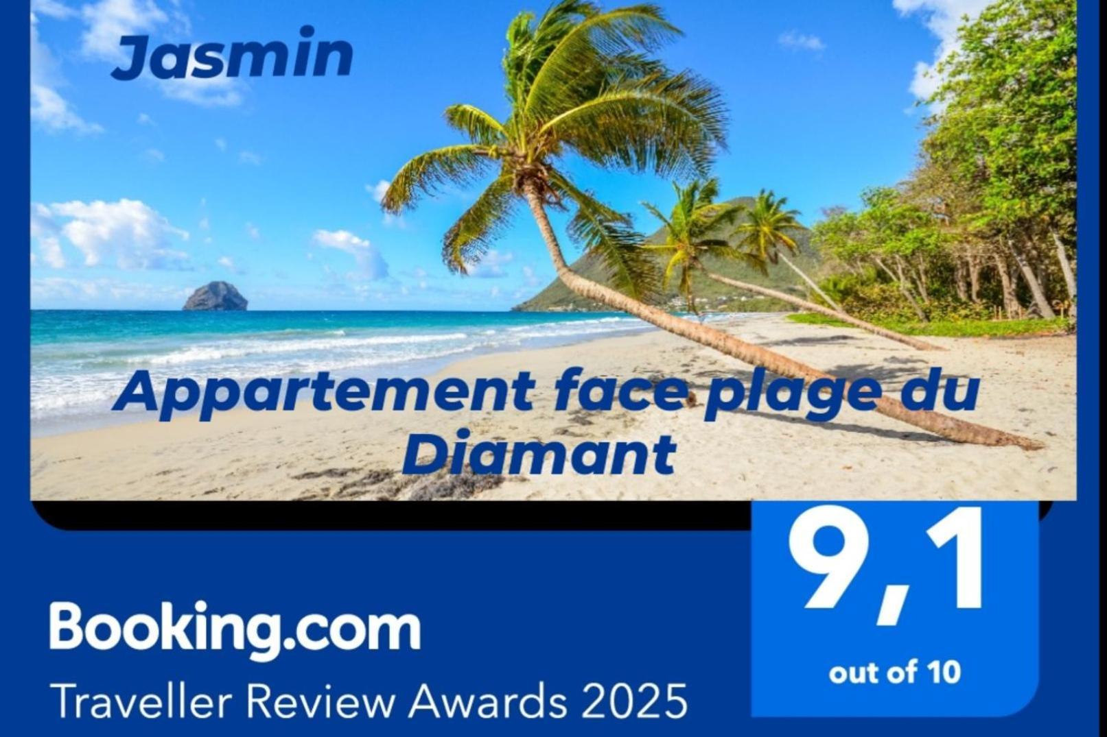 Jasmin - Appartement Face Plage Diamant Le Diamant Kültér fotó